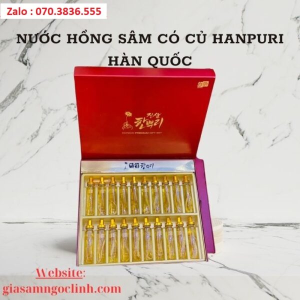 Nước Hồng Sâm Có Củ Hanpuri Hàn Quốc