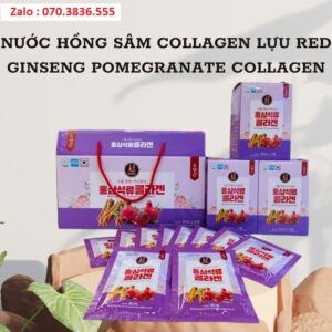 Nuoc Hong Sam Collagen Luu Red Ginseng Pomegranate Collagen 3