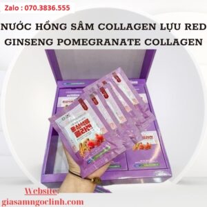 Nuoc Hong Sam Collagen Luu Red Ginseng Pomegranate Collagen 4