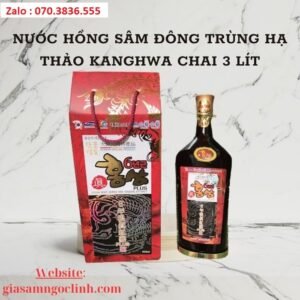 Nuoc Hong Sam Dong Trung Ha Thao Kanghwa Chai 3 Lit 2