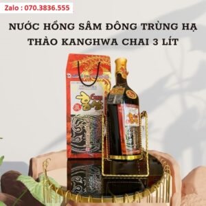 Nuoc Hong Sam Dong Trung Ha Thao Kanghwa Chai 3 Lit 3