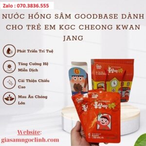 Nuoc Hong Sam Goodbase Danh Cho Tre Em KGC Cheong Kwan Jang 1
