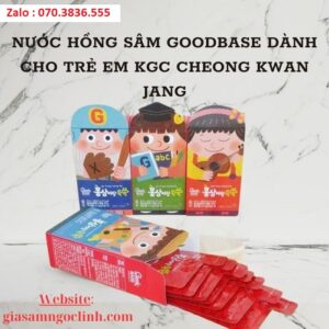Nuoc Hong Sam Goodbase Danh Cho Tre Em KGC Cheong Kwan Jang 2