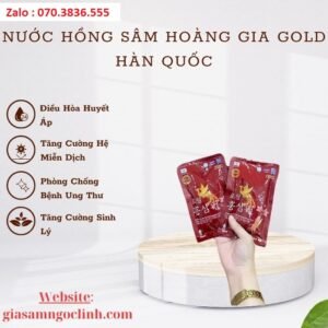 Nước Hồng Sâm Hoàng Gia Gold Hàn Quốc Nuoc Hong Sam Hoang Gia Gold Han Quoc 1