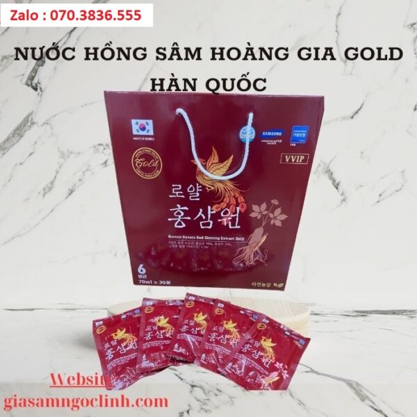 Nước Hồng Sâm Hoàng Gia Gold Hàn Quốc