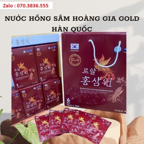 Nước Hồng Sâm Hoàng Gia Gold Hàn Quốc