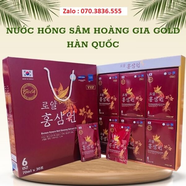 Nước Hồng Sâm Hoàng Gia Gold Hàn Quốc