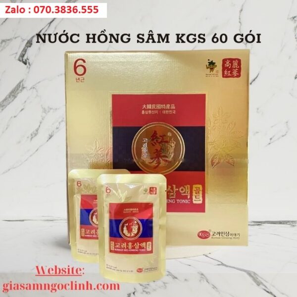 Nước Hồng Sâm KGS 60 gói