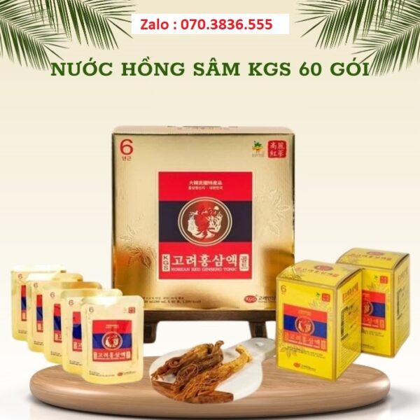 Nước Hồng Sâm KGS 60 gói