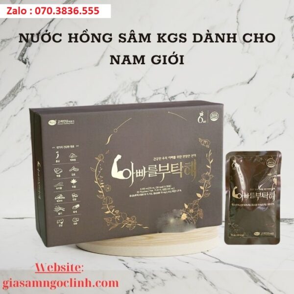 Nước Hồng Sâm KGS Dành Cho Nam Giới