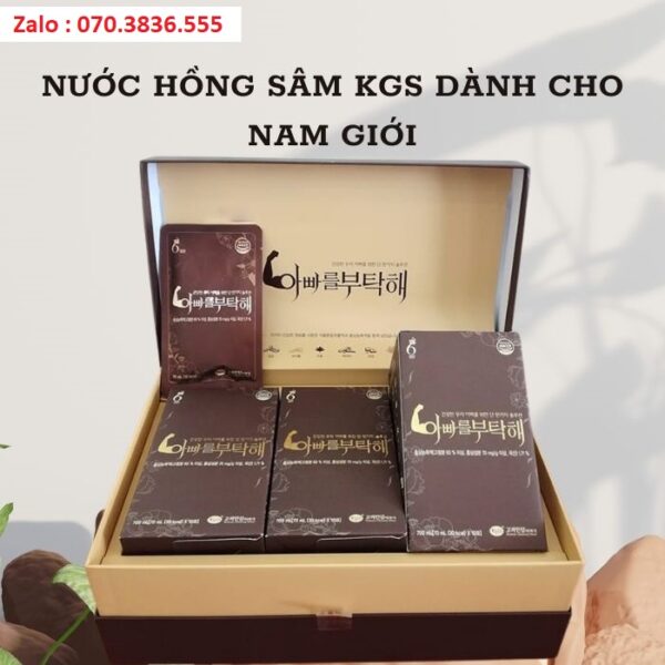 Nước Hồng Sâm KGS Dành Cho Nam Giới