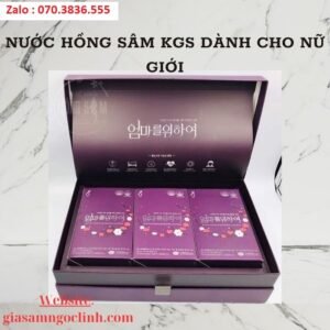 Nuoc Hong Sam KGS Danh Cho Nu Gioi 2