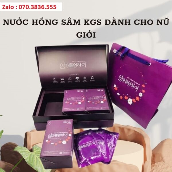 Nước Hồng Sâm KGS Dành Cho Nữ Giới