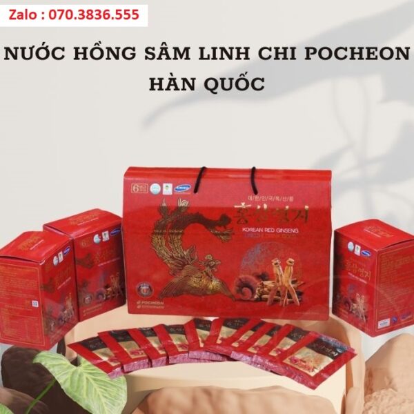 Nước Hồng Sâm Linh Chi Pocheon Hàn Quốc