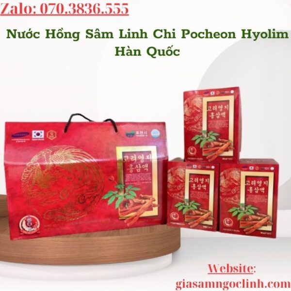 Nước Hồng Sâm Linh Chi Pocheon Hyolim Hàn Quốc