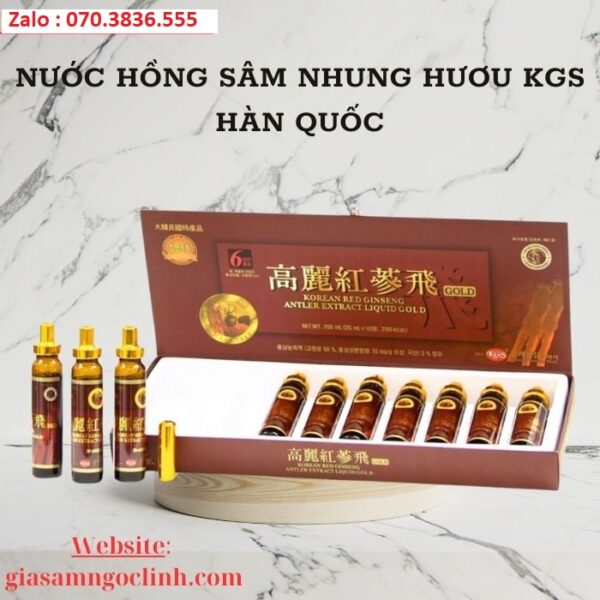 Nước Hồng Sâm Nhung Hươu KGS Hàn Quốc