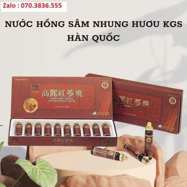Nước Hồng Sâm Nhung Hươu KGS Hàn Quốc
