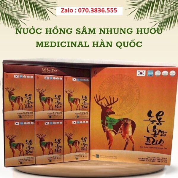 Nước Hồng Sâm Nhung Hươu Medicinal Hàn Quốc