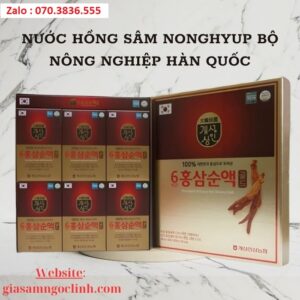 Nước Hồng Sâm NongHyup Bộ Nông Nghiệp Hàn Quốc Nuoc Hong Sam NongHyup Bo Nong Nghiep Han Quoc 2
