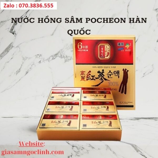 Nước Hồng Sâm Pocheon Hàn Quốc