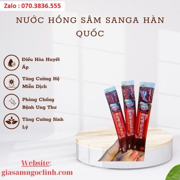 Nước Hồng Sâm Sanga Hàn Quốc