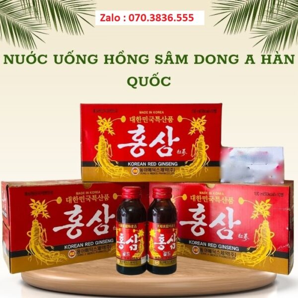 Nuớc Uống Hồng Sâm Dong A Hàn Quốc