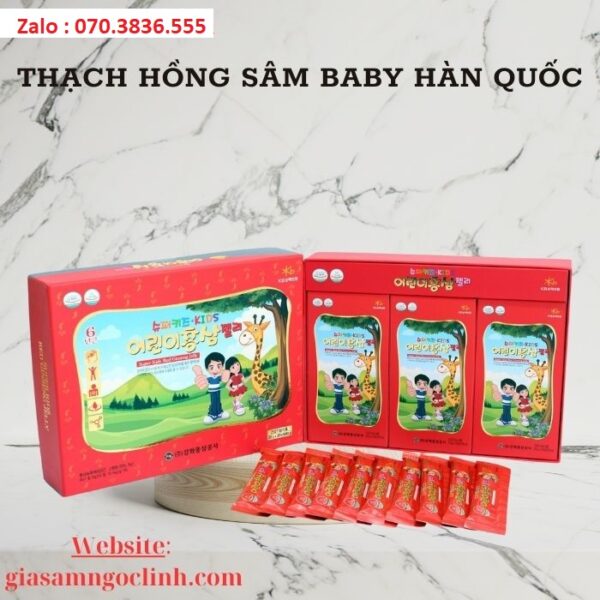 Thạch Hồng Sâm Baby Hàn Quốc