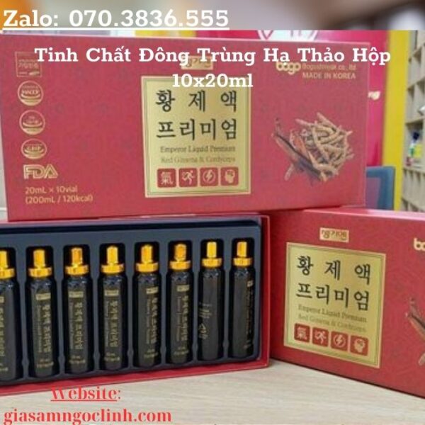 Tinh Chất Đông Trùng Hạ Thảo Hộp 10x20ml