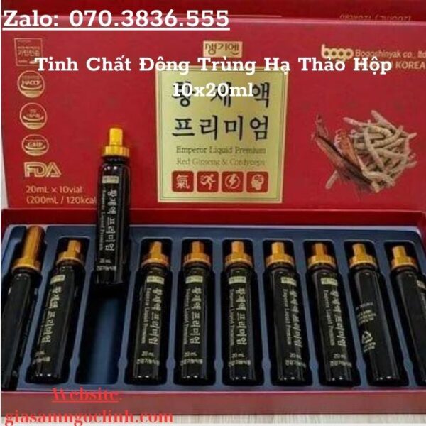 Tinh Chất Đông Trùng Hạ Thảo Hộp 10x20ml