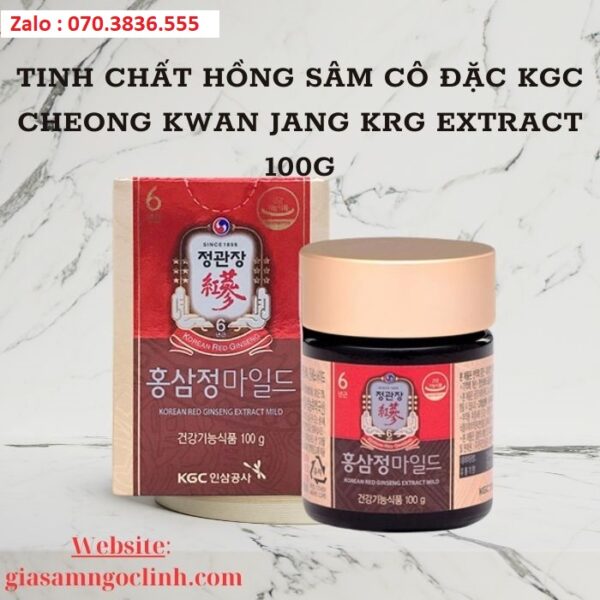 Tinh Chất Hồng Sâm Cô Đặc KGC Cheong Kwan Jang KRG Extract 100g