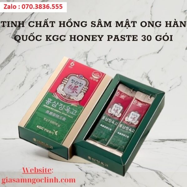 Tinh Chất Hồng Sâm Mật Ong Hàn Quốc KGC Honey Paste 30 Gói