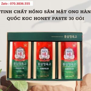 Tinh Chất Hồng Sâm Mật Ong Hàn Quốc KGC Honey Paste 30 Gói Tinh Chat Hong Sam Mat Ong Han Quoc KGC Honey Paste 30 Goi 3
