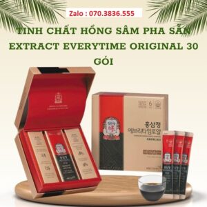 Tinh Chất Hồng Sâm Pha Sẵn Extract Everytime Original 30 gói