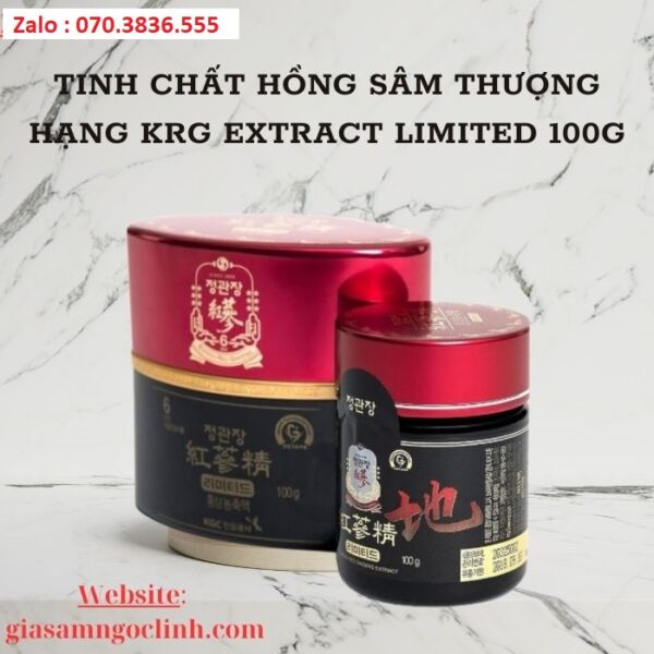 Tinh Chất Hồng Sâm Thượng Hạng KRG Extract Limited 100g