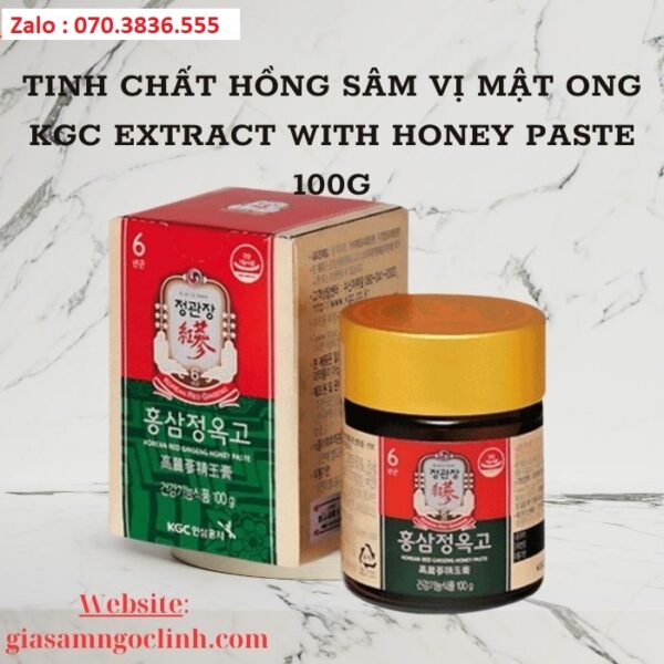 Tinh Chất Hồng Sâm Vị Mật Ong KGC Extract With Honey Paste 100g