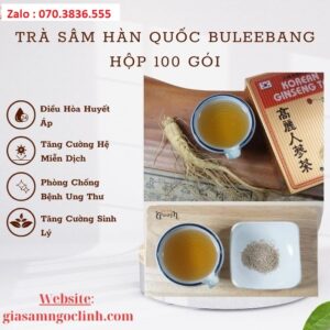 Tra Sam Han Quoc Buleebang Hop 100 Goi 1