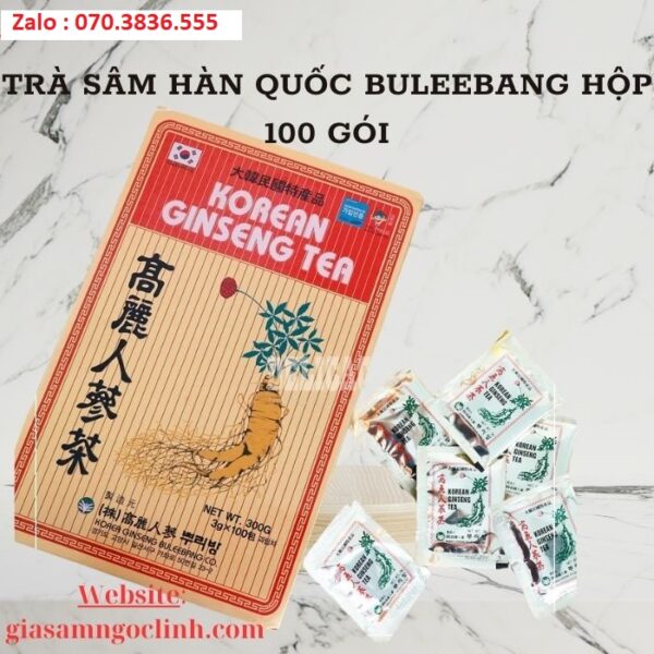 Trà Sâm Hàn Quốc Buleebang Hộp 100 Gói