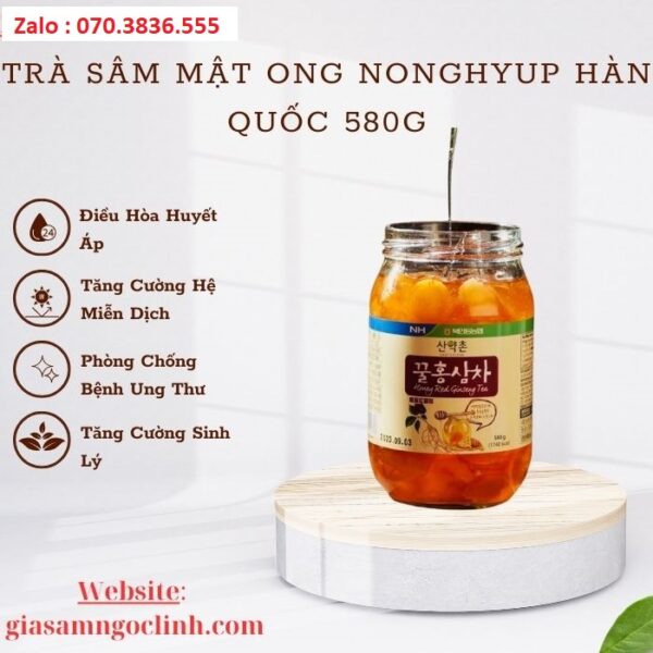 Trà Sâm Mật Ong Nonghyup Hàn Quốc 580g