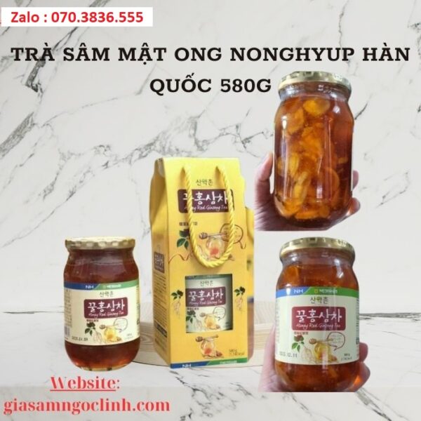 Trà Sâm Mật Ong Nonghyup Hàn Quốc 580g