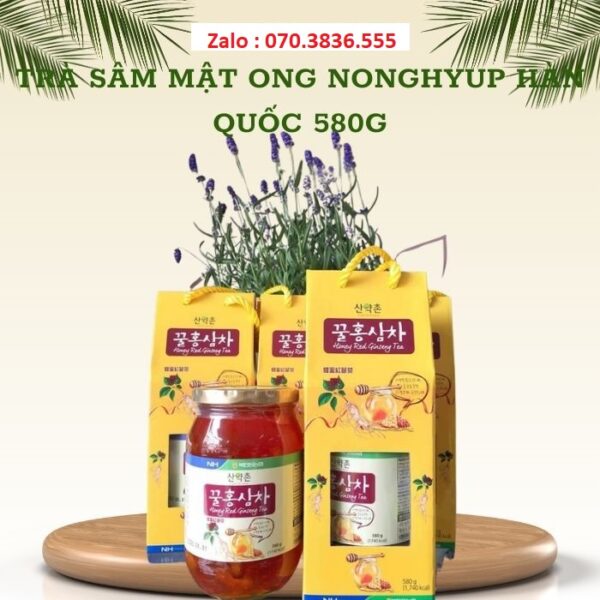 Trà Sâm Mật Ong Nonghyup Hàn Quốc 580g