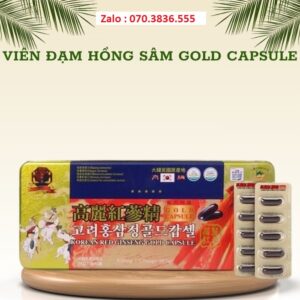 Viên Đạm Hồng Sâm Gold Capsule