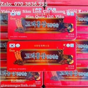 Vien Dam Sam Linh Chi Nhung Huou Kana Han Quoc 120 Vien 3