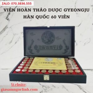 Vien Hoan Thao Duoc Dong Trung Ha Thao Gyeongju Han Quoc 60 Vien 2