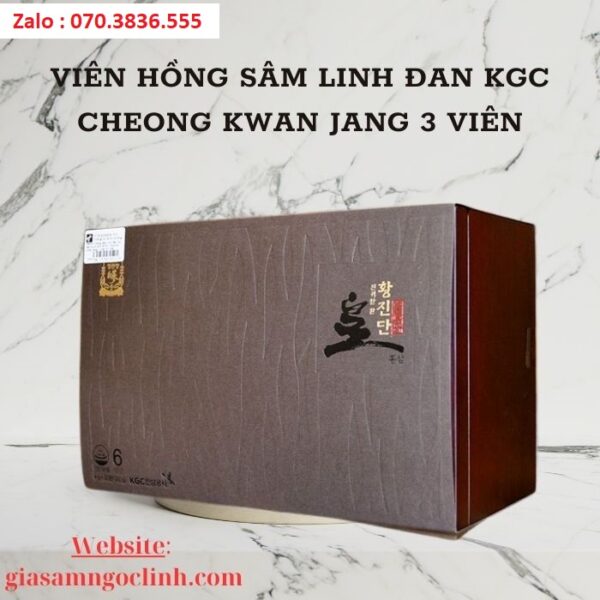 Viên Hồng Sâm Linh Đan KGC Cheong Kwan Jang 3 viên