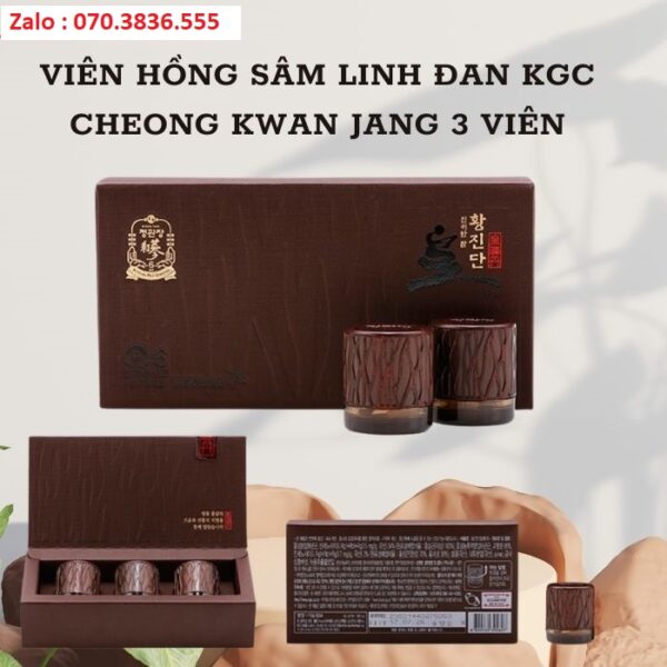 Viên Hồng Sâm Linh Đan KGC Cheong Kwan Jang 3 viên