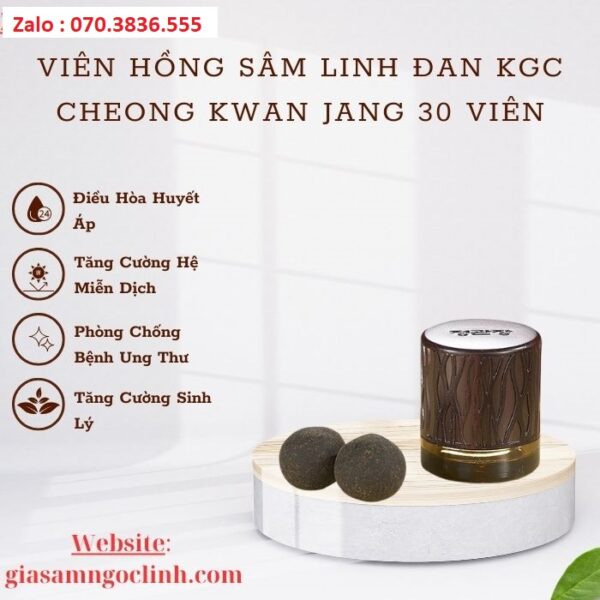 Viên Hồng Sâm Linh Đan KGC Cheong Kwan Jang 30 viên