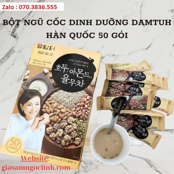 Bột Ngũ Cốc Dinh Dưỡng Damtuh Hàn Quốc 50 gói