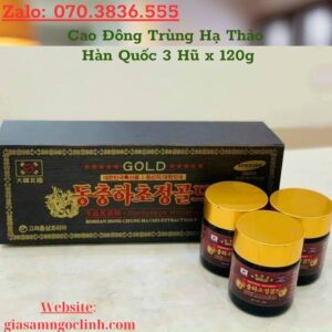 Cao Dong Trung Ha Thao Han Quoc 3 Hu x 120g 1