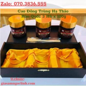 Cao Dong Trung Ha Thao Han Quoc 3 Hu x 120g 2