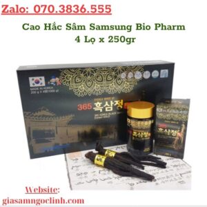 Cao Hắc Sâm Samsung Bio Pharm 4 Lọ x 250gr Cao Hac Sam Samsung Bio Pharm 4 Lo x 250gr 3